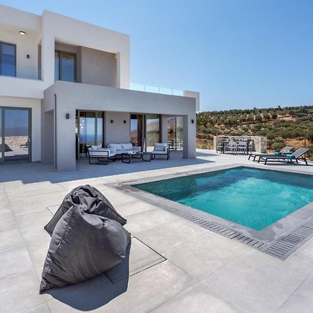 Luxurious Villa Cretan Aura With Private Heated Pool, Jacuzzi And Playroom Agios Ioannis  Εξωτερικό φωτογραφία