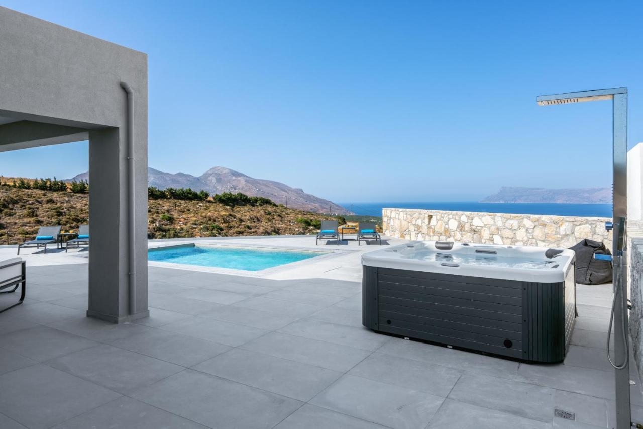 Luxurious Villa Cretan Aura With Private Heated Pool, Jacuzzi And Playroom Agios Ioannis  Εξωτερικό φωτογραφία